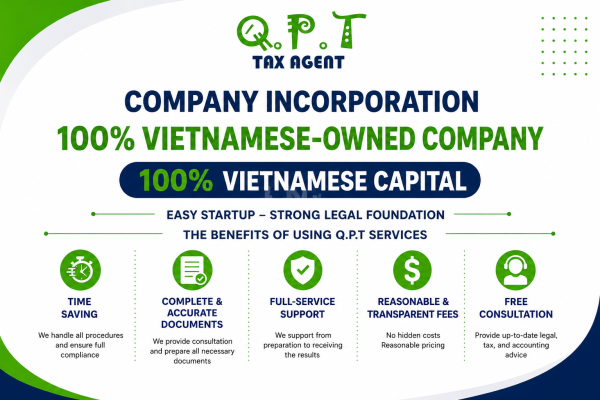 100% VIETNAMESE-OWNED COMPANY INCORPORATION SERVICES