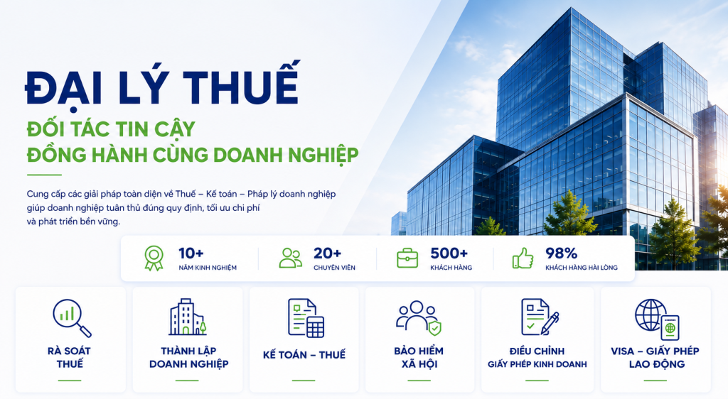 CÔNG TY TNHH ĐẠI LÝ THUẾ Q.P.T