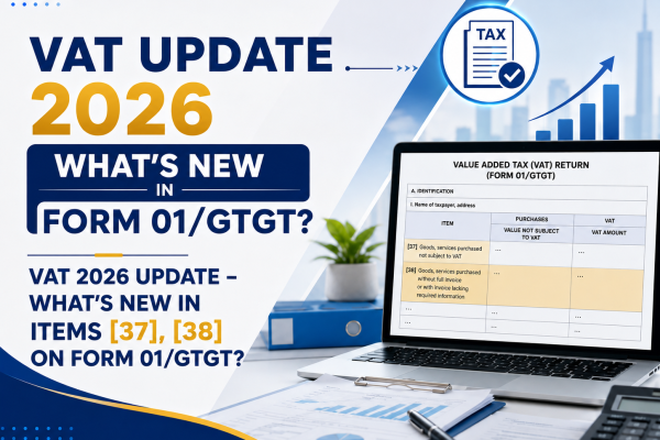 2026 VAT TAX UPDATE – WHAT’S NEW ABOUT INDICATORS [37] AND [38] ON VAT RETURN FORM 01/GTGT?