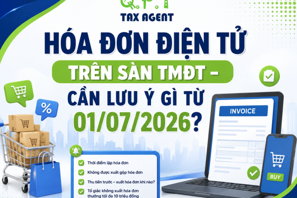 HÓA ĐƠN ĐIỆN TỬ TRÊN SÀN TMĐT – CẦN LƯU Ý GÌ TỪ 01/07/2026?