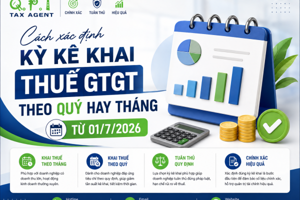 Đủ điều kiện khai thuế GTGT theo Quý có được khai theo Tháng không từ 01/7/2026?