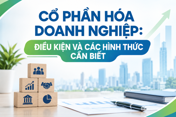 CỔ PHẦN HÓA DOANH NGHIỆP: ĐIỀU KIỆN VÀ CÁC HÌNH THỨC CẦN BIẾT