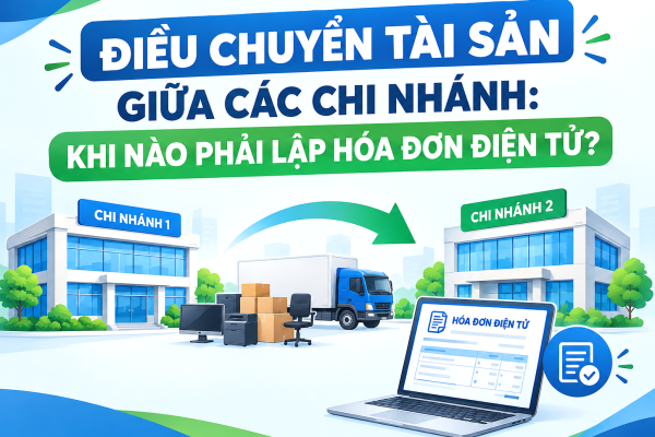 ĐIỀU CHUYỂN TÀI SẢN GIỮA CÁC CHI NHÁNH: KHI NÀO PHẢI LẬP HÓA ĐƠN ĐIỆN TỬ?